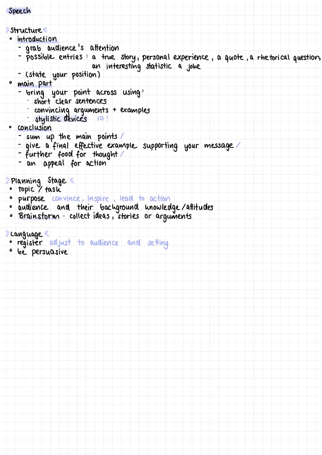 Summary
Structure
0
O
introduction
Notes
• use your own words
• neutral point of view
0
0
no own ideas, illustrations, metaphors, or interpr