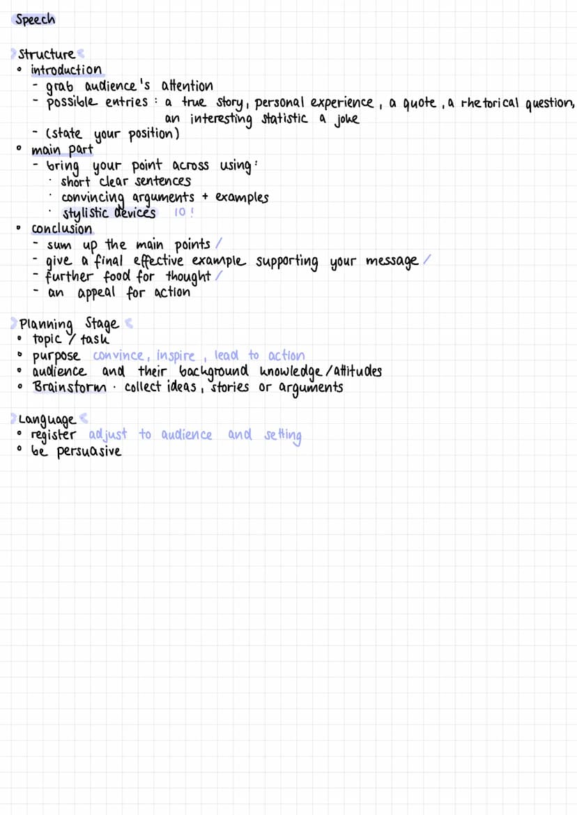 Summary
Structure
0
O
introduction
Notes
• use your own words
• neutral point of view
0
0
no own ideas, illustrations, metaphors, or interpr