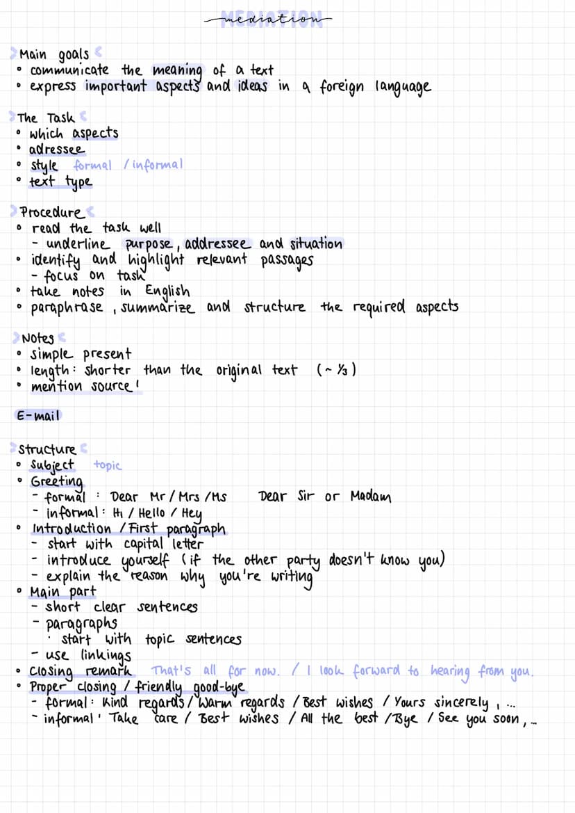 Summary
Structure
0
O
introduction
Notes
• use your own words
• neutral point of view
0
0
no own ideas, illustrations, metaphors, or interpr