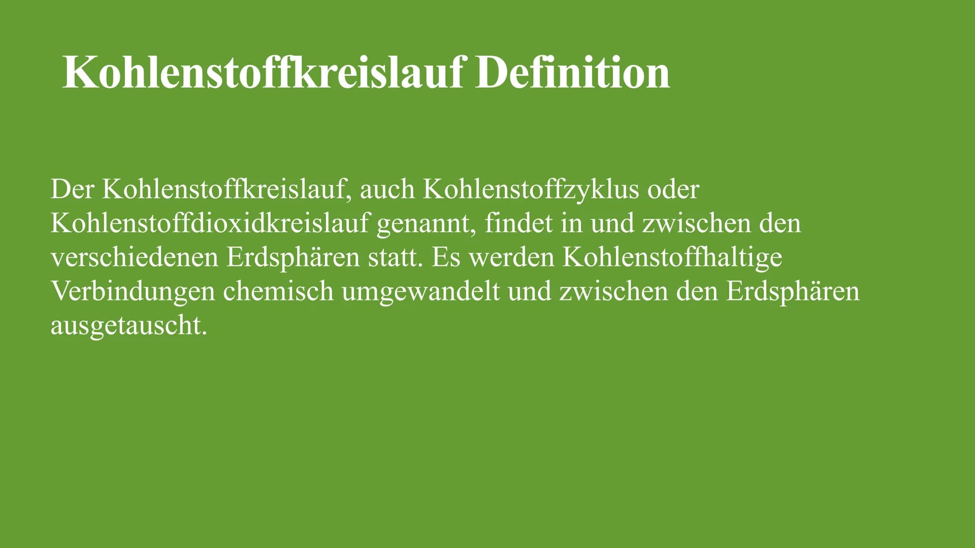 Kohlenstoffkreislauf
Die Besonderheiten des Kreislaufes im Wald Kohlenstoffkreislauf Definition
Der Kohlenstoffkreislauf, auch Kohlenstoffzy