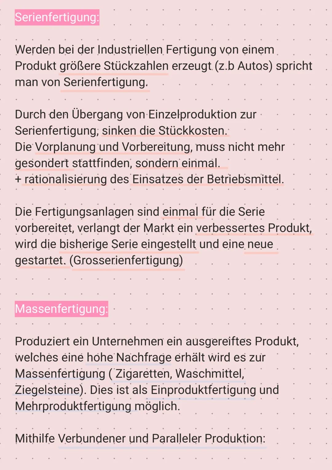 Fertigungsverfahren nach dem Grad der
Automatisierung
Handarbeit:
Darunter zählt die vorwiegende Körperliche Arbeit,
sowie die Handwerkliche