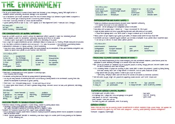 Know The environment - Englisch Kommunikationsprüfung thumbnail