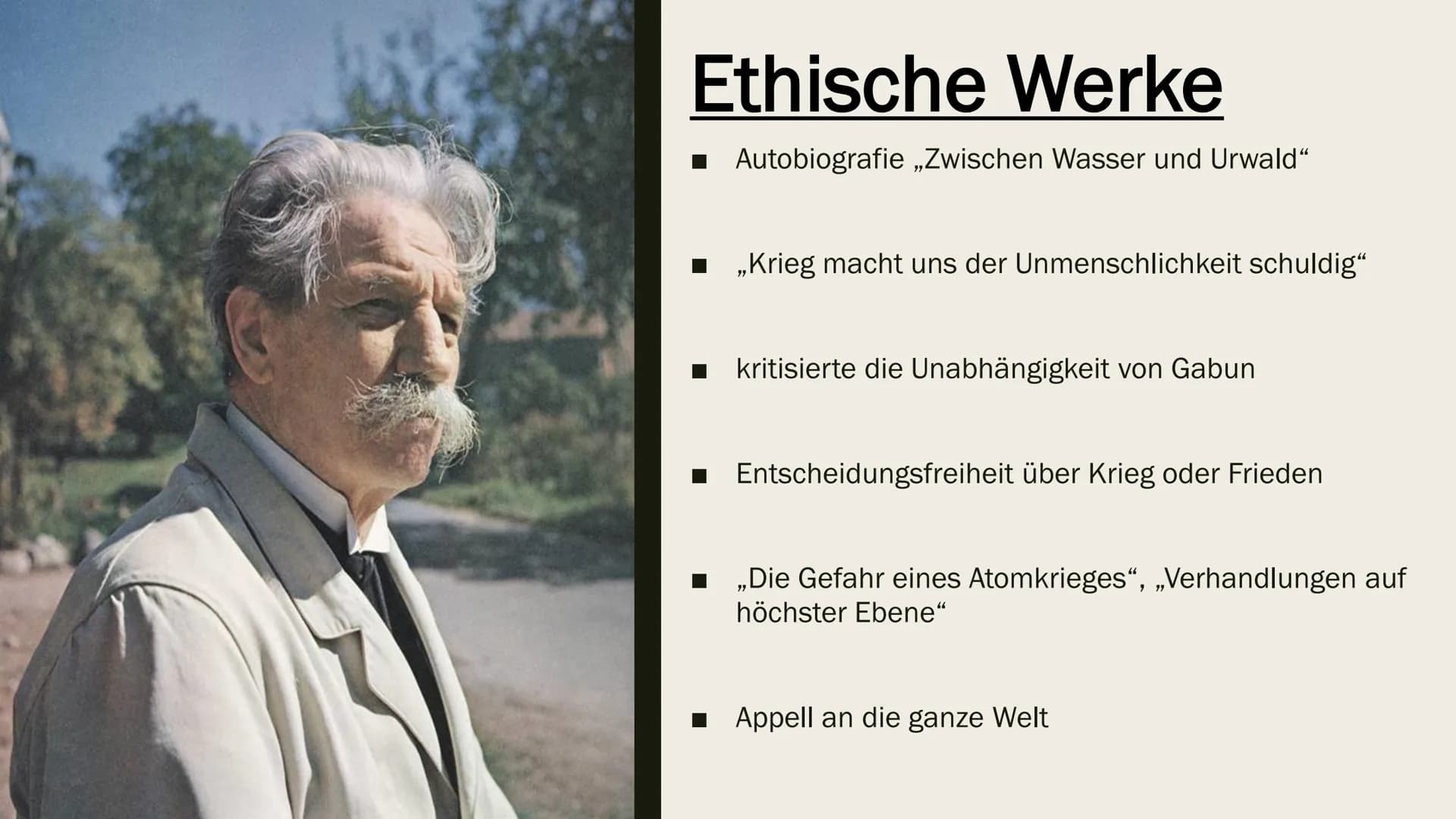 ALBERT
SCHWEIZER
,,Das Wissen hat Grenzen,
das Denken nicht!" ■
Das Leben von
Albert Schweitzer
der ,,Urwaldarzt"
14. Januar 1875 in Kayserb