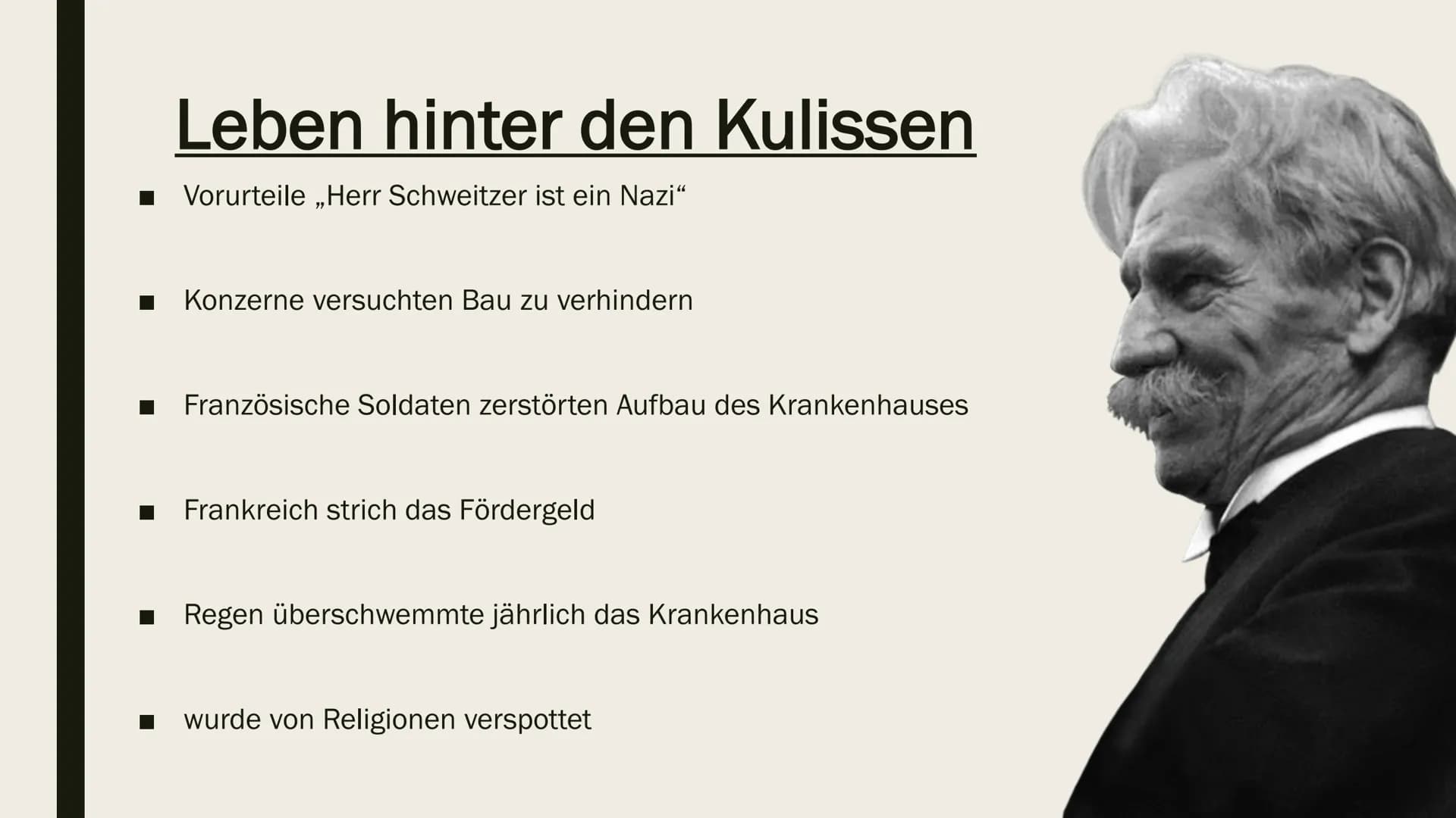 ALBERT
SCHWEIZER
,,Das Wissen hat Grenzen,
das Denken nicht!" ■
Das Leben von
Albert Schweitzer
der ,,Urwaldarzt"
14. Januar 1875 in Kayserb