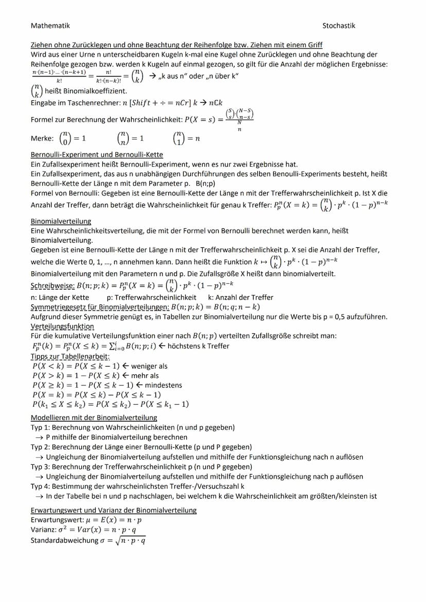 Mathematik
Grundwissen
Wichtige Begriffe
Q: Ergebnismenge = Menge aller möglichen Ergebnisse eines Zufallsexperiments
001, 02, 03, ...: einz
