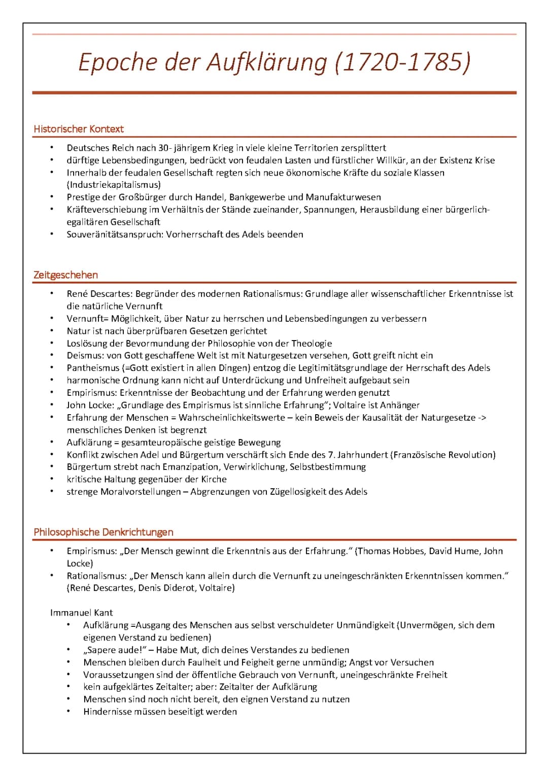 Aufklärung