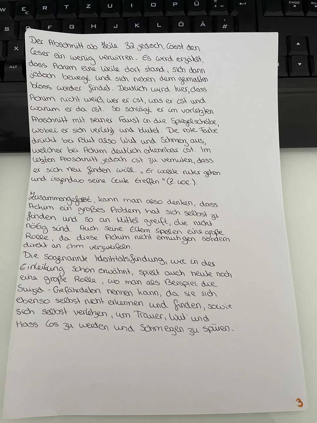 Cisa Kaul, BG11, Probeklausur, 29.06.2021
Die von Franz Kafka vorliegende kungeschichte mit dem
Titel der Nachbar", aus dem Jahre 1917 hande