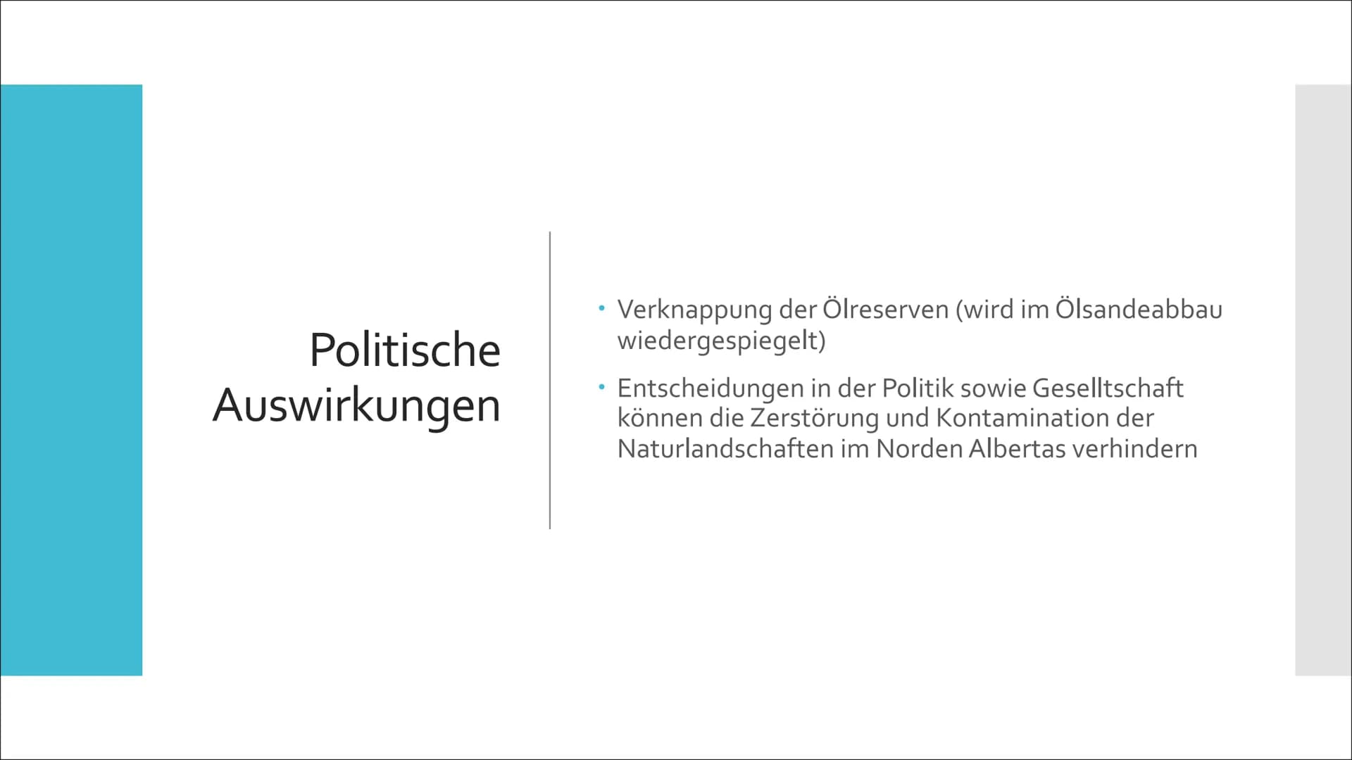 Ölsande in
Kanada Was ist eine Ölsande?
Eine Mischung aus
wasserhaltigem Ton/Sand
Durchsetzung mit bis zu 12%
Kohlewasserstoffen
Zurückführu