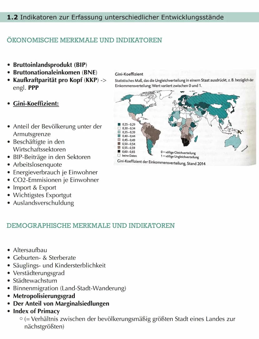 Inhaltsfeld 6:
Sozioökonomische Entwicklungsstände von Räumen (Ergänzungen)
1. Unterscheidung der Entwicklungsstände von Ländern
49 42 29
La