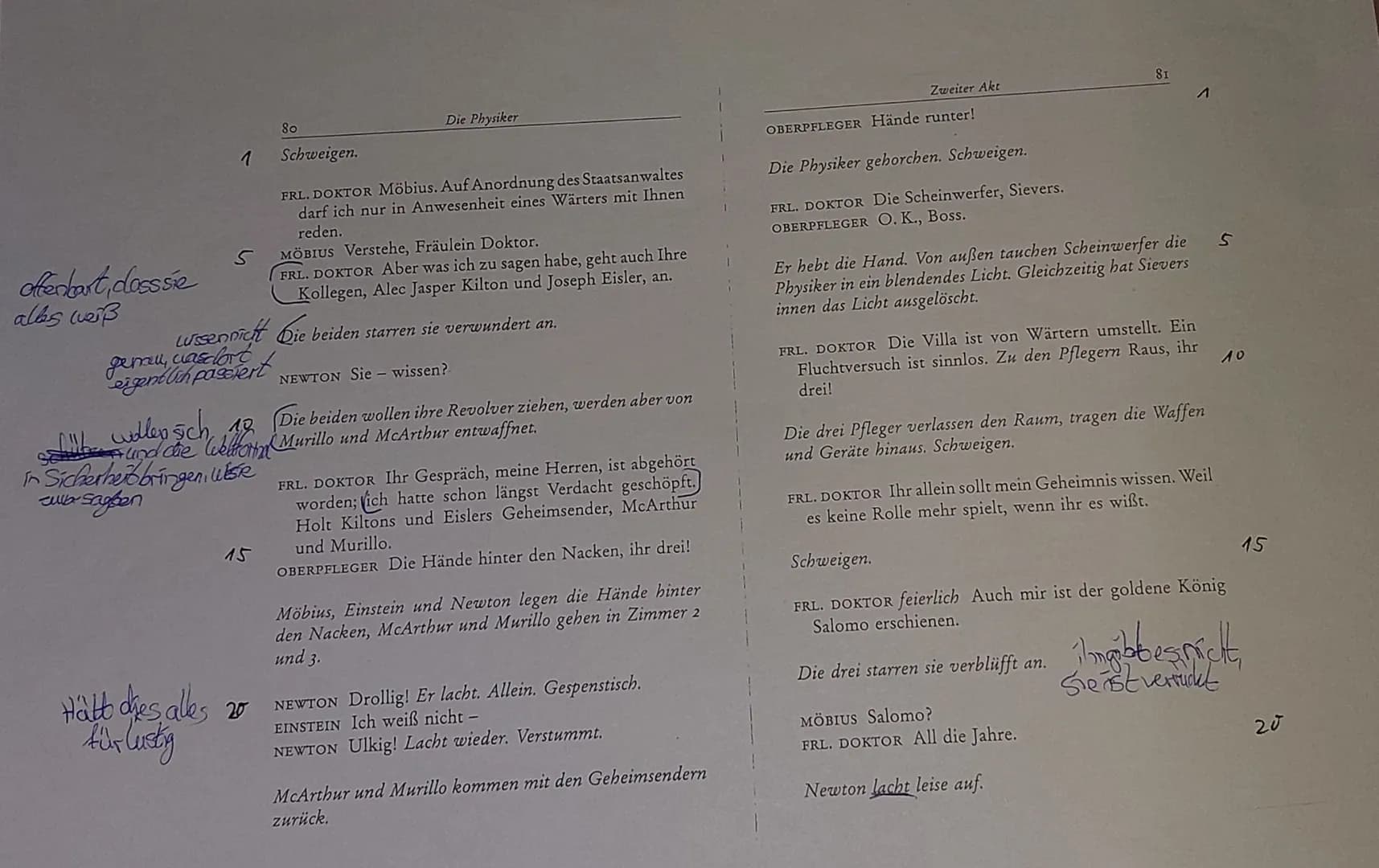 EF Deutsch Grundkurs BNG/GS/KG/KJ
Gruppe B
Klausurzeit: 90 Minuten
Klausur Nr. 1 im 2. Schulhalbjahr 2020/21
Thema: Ein Drama untersuchen- A
