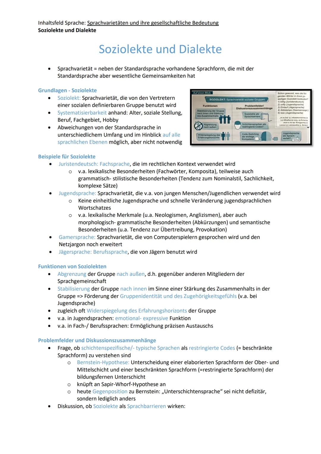  abitur.nrw
Leistungskurs
Inhaltsfeld Sprache
Spracherwerbsmodelle und
-theorien
Sprachgeschichtlicher Wandel
Sprachvarietäten und ihre
gese
