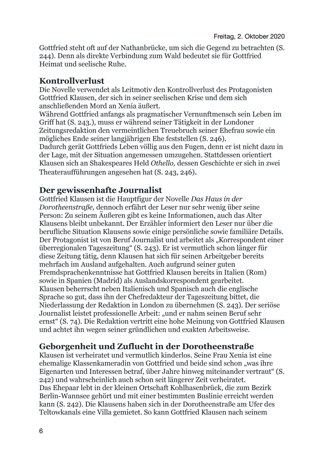 Das Haus in der Dorotheenstraße
Der Dramaturg und Schriftsteller Hartmut Lange gilt als >Meister der Novelle«<. Eines seiner
bekanntesten We