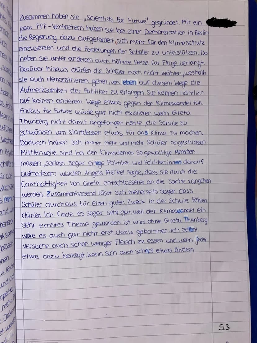 A
jubt,
massen
eit
20.5
Darf man
für
einen guten Zweck in der Schule fehlen?
Hunderttausende Kinder und Jugendliche haben sich bereits
ber d