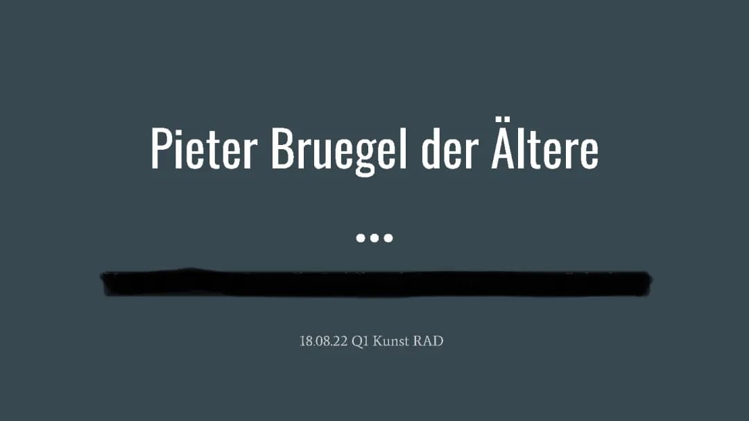 Alles über Pieter Bruegel der Ältere: Geboren, Familie und seine Bilder