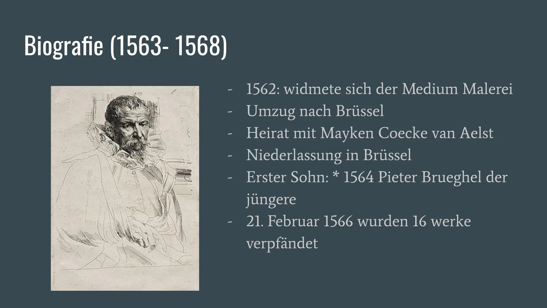 Pieter Bruegel der Ältere
18.08.22 Q1 Kunst RAD Agenda
Biografie
Bruegels Werke und Stil
Der Konflikt um Bruegels Kunst
Allgemeiner Kunststi