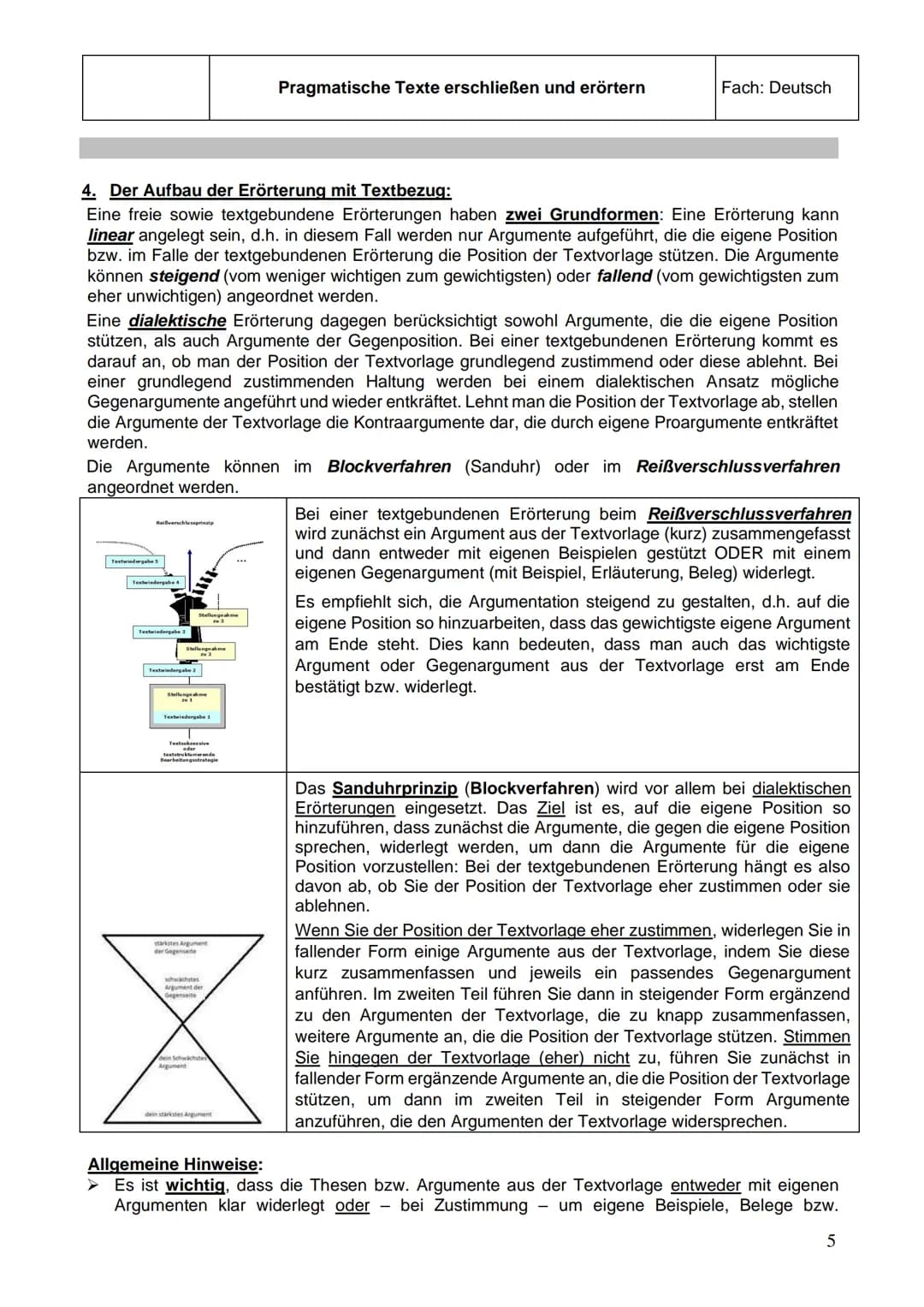 Pragmatische Texte erschließen und erörtern
1. Was ist eine Erörterung? Was ist eine Texterörterung?
In unserem Alltag haben wir häufig die 