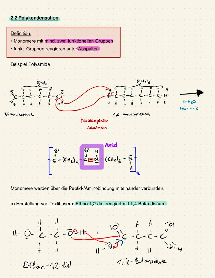 1. Allgemeines
= Polymer, organische Wertstoffe, die in der Natur nicht vorkommen
Polymer; Makromolekül, das vielen gleichen aus Bausteinen 