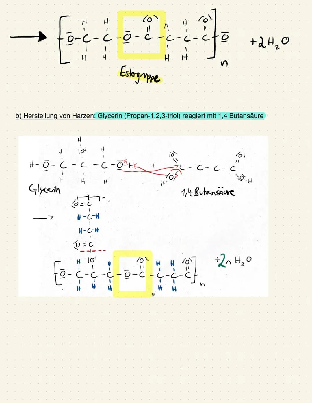 1. Allgemeines
= Polymer, organische Wertstoffe, die in der Natur nicht vorkommen
Polymer; Makromolekül, das vielen gleichen aus Bausteinen 