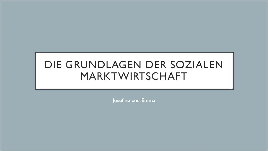 Was ist die Soziale Marktwirtschaft? Merkmale, Vor- und Nachteile einfach erklärt