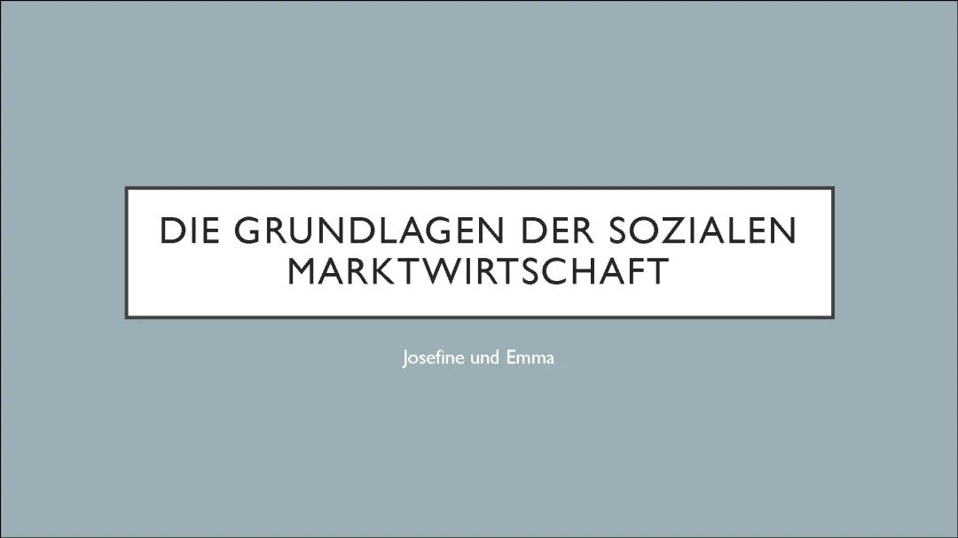 Was ist die Soziale Marktwirtschaft? Merkmale, Vor- und Nachteile einfach erklärt