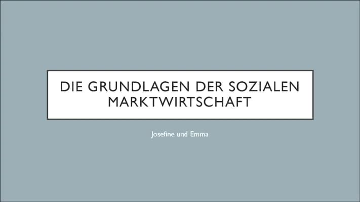 Know soziale Marktwirtschaft  thumbnail