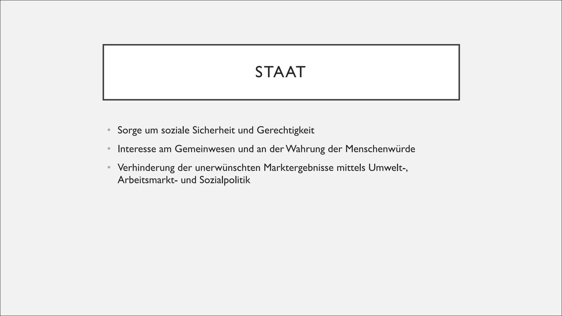 DIE GRUNDLAGEN DER SOZIALEN
MARKTWIRTSCHAFT
Josefine und Emma ●
●
DEFINITION
Verbindung von der größtmöglichen Freiheit der Märkte mit einer