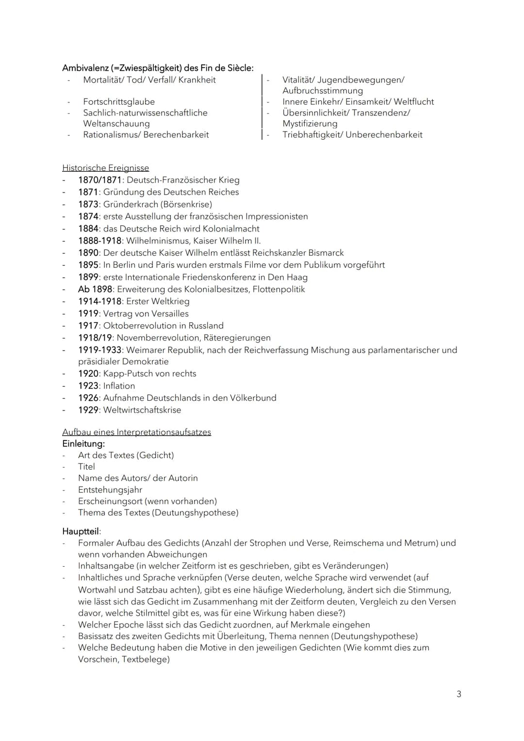 Gedichtinterpretation (J1H1)
To-Do's
☐ Übungsaufsatz
Zusammenfassung der Epochen, Aufbau, Stilmittel, ...
Stark-Übungsaufgaben
Weitere Übung