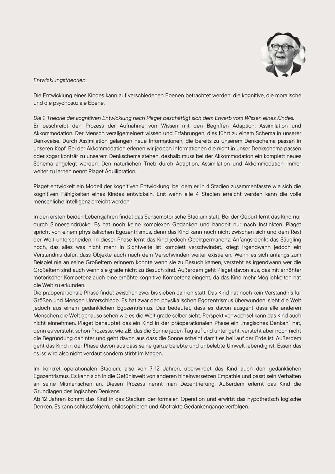 PÄDAGOGIK
EILEEN STEINLE
LK THEORETIKER
1. THEORIE DER KOGNITIVEN ENTWICKLUNG PIAGET
2. ERIK ERIKSON, PSYCHOSOZIALE ENTWICKLUNGSTHEORIE
3. L