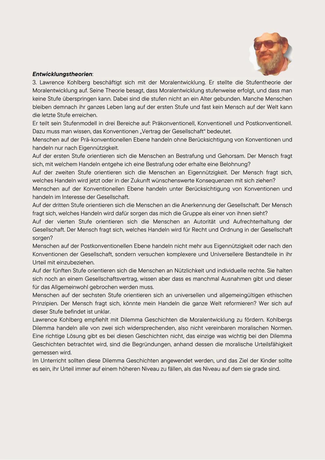 PÄDAGOGIK
EILEEN STEINLE
LK THEORETIKER
1. THEORIE DER KOGNITIVEN ENTWICKLUNG PIAGET
2. ERIK ERIKSON, PSYCHOSOZIALE ENTWICKLUNGSTHEORIE
3. L