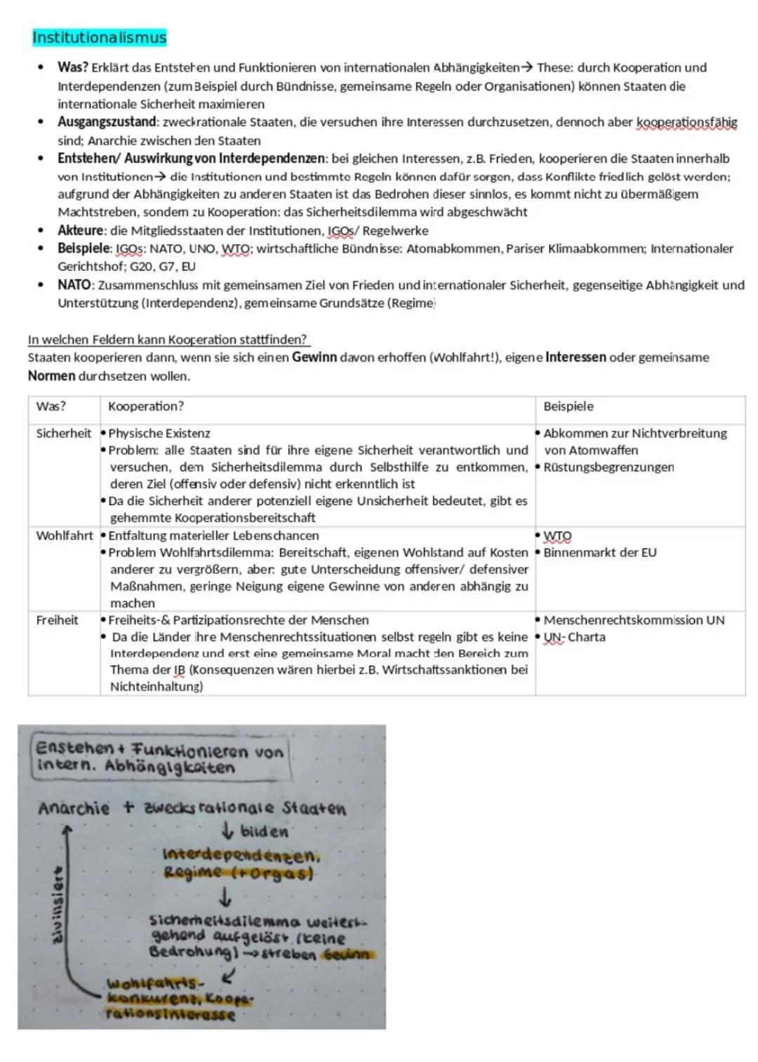 
<h2 id="abitur">Abitur</h2>
<p>Grundlage der internationalen Staatenwelt (Anarchie, Sicherheitsdilemma)</p>
<h2 id="internationalebeziehung