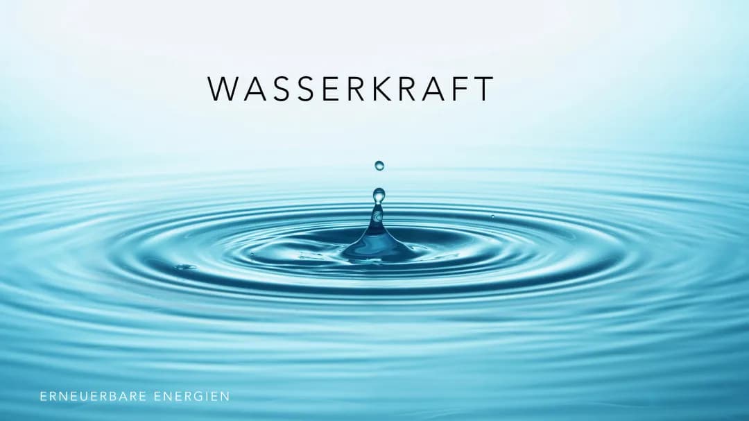 Wasserkraft 