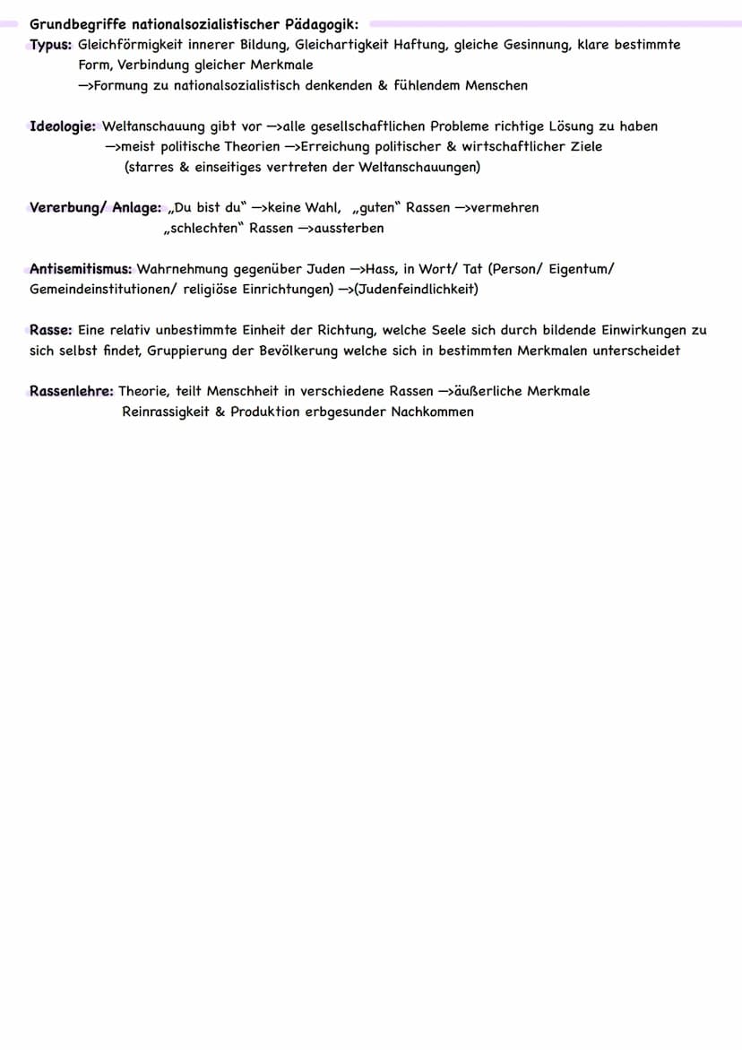 1. Wesentliche Ziele:
-Kameradschaft
-Gesundheit & Fitness
-Ehre
NS-ERZIEHUNG:
-Unterwerfung NS-Regimes
2. Eigenschaft der Gruppe:
-Zwangsge