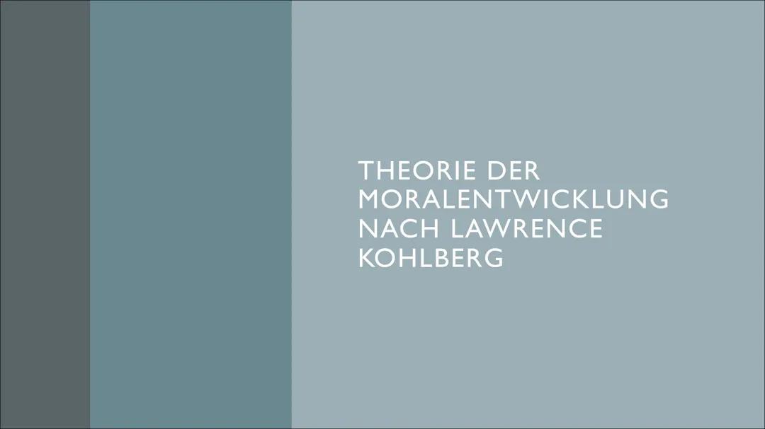 Moralische Entwicklung nach Kohlberg: Stufenmodell und Kritik