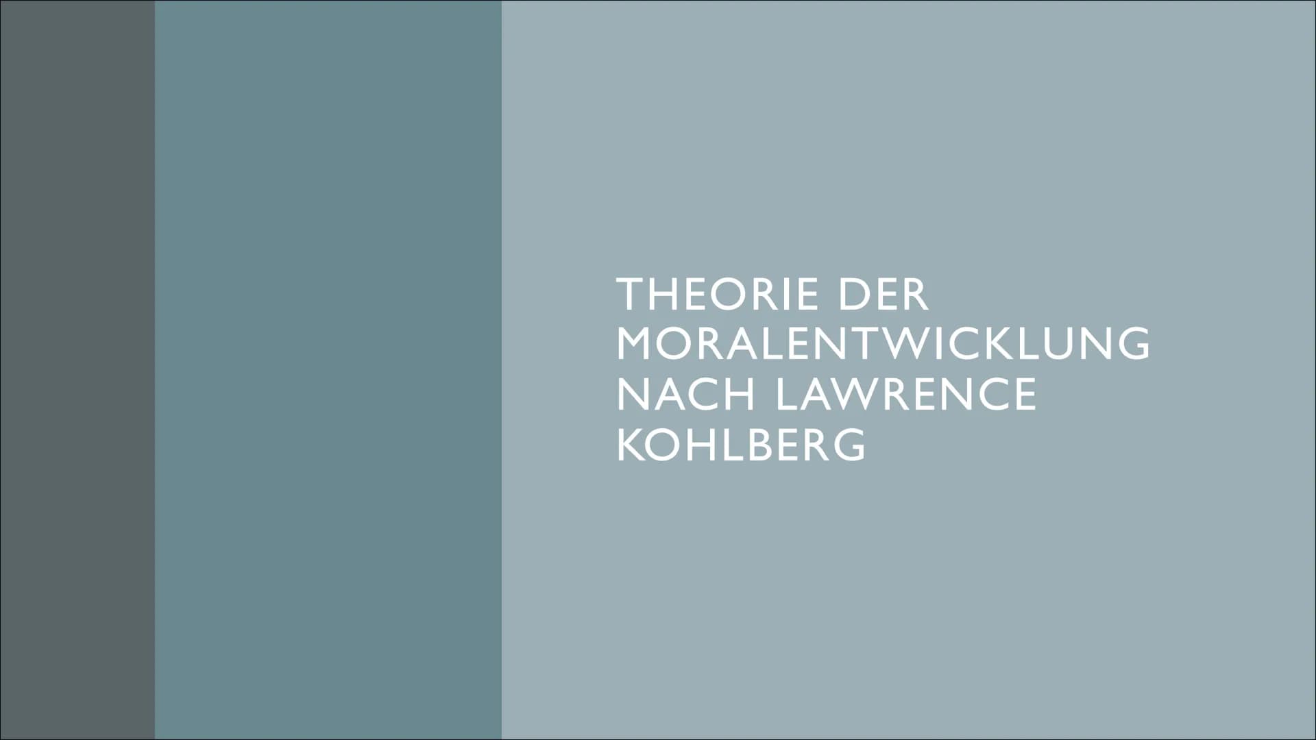 THEORIE DER
MORALENTWICKLUNG
NACH LAWRENCE
KOHLBERG INHALT
●
●
●
●
●
Was ist Moral?
Lawrence Kohlberg
Stufenmodell
Kritik an der theorie
Bra