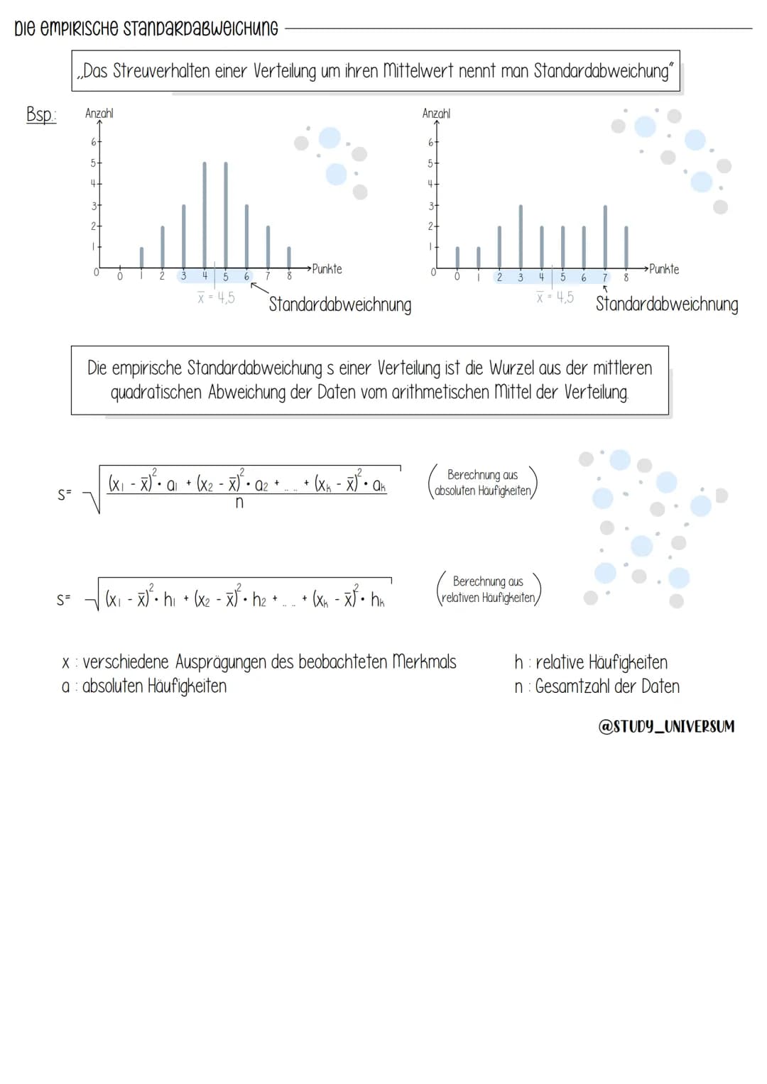Erfassung & Auswertung
statistischer Daten
STATISTISCHe еRHEBUNGen
Statistische Erhebungen beziehen sich stets auf eine Grundgesamtheit von
