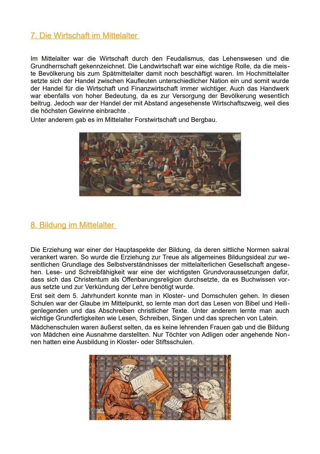 Portfolio
Gesellschaft
im Mittelalter Inhaltsverzeichnis
Einleitung
1. Die Ständegesellschaft im Mittelalter
2. Der Feudalismus im Mittelalt