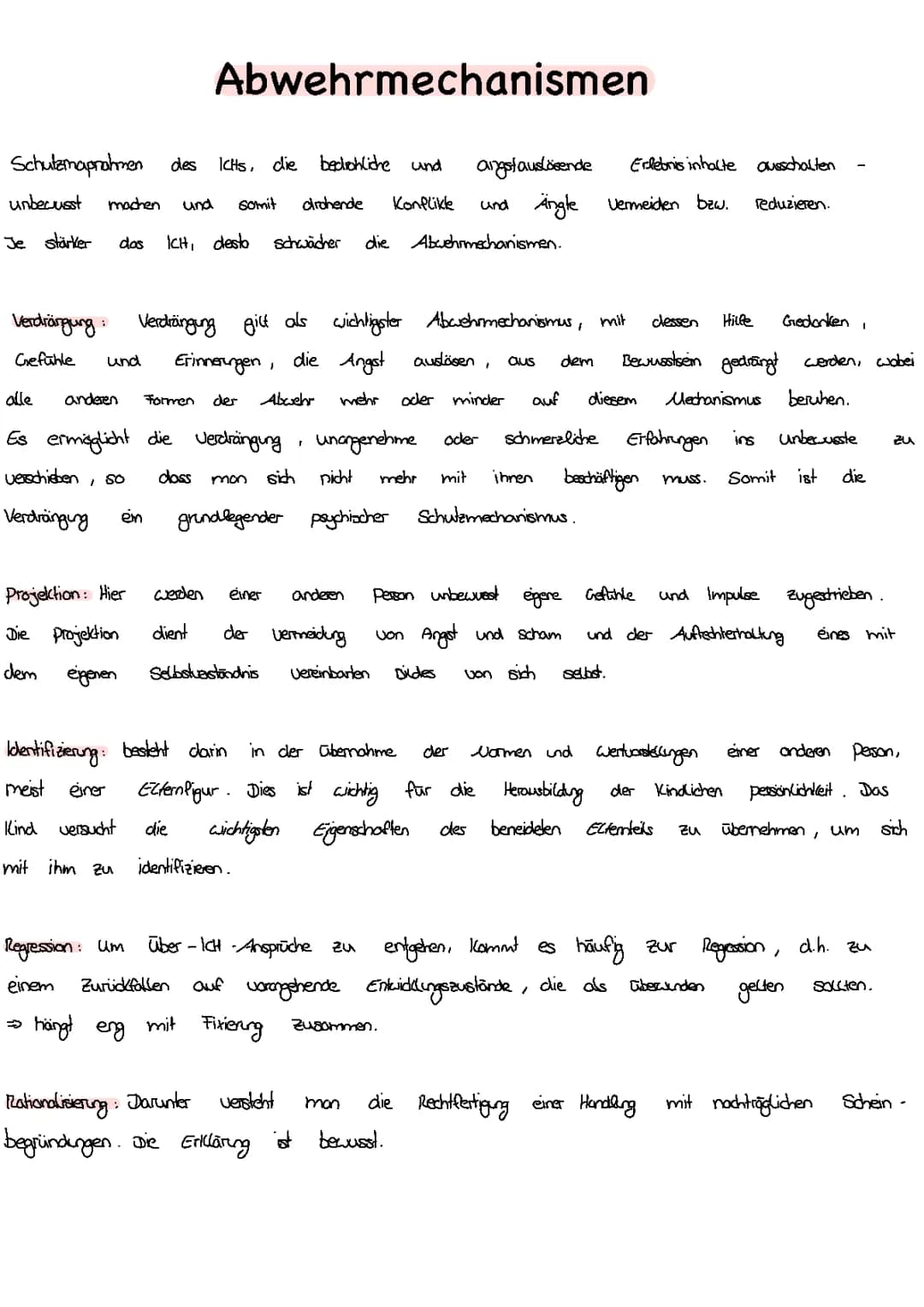 Abwehrmechanismen 