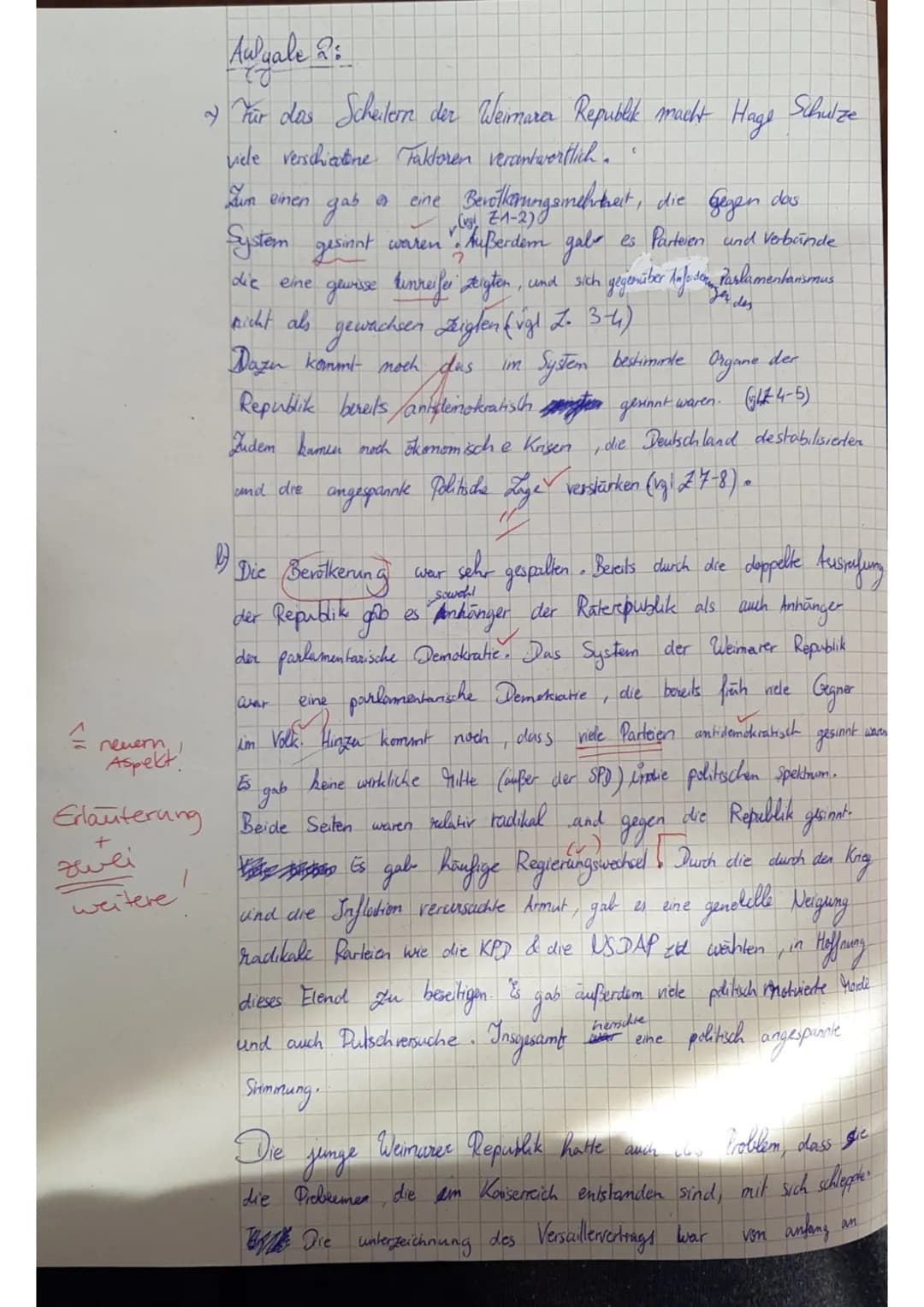 J2.1
Name:
B
(55/6P)
Raschida Thrombone
1.) Erkläre und erläutere die folgenden Begriffe unter Berücksichtigung des
historischen Kontextes:
