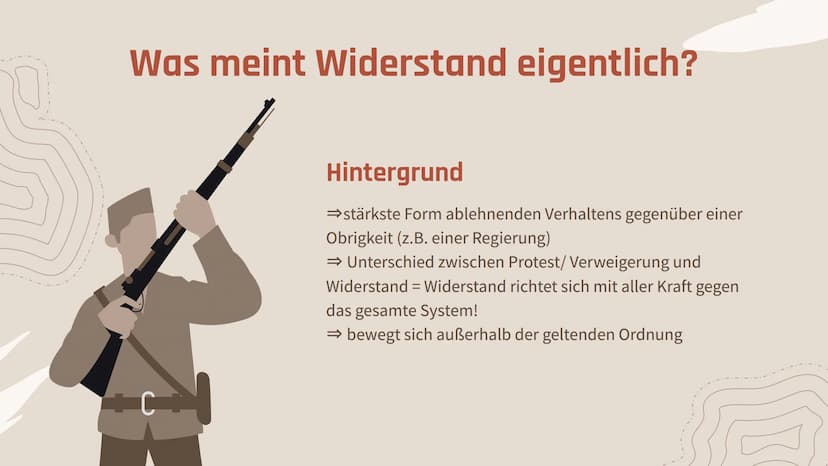 Militärischer
Widerstand -
Operation Walküre
Eine Präsentation von Jacqueline Hölzner INHALT
-01-
Einführung
Was meint Widerstand eigentlich