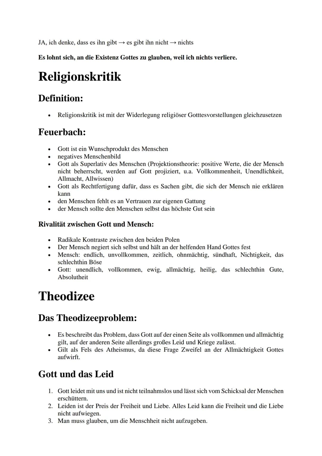 Abiturwissen Religion (10. - 12.
Klasse)
Gottesbilder
●
●
●
Hören hat Vorrang vor Sehen
Kirchen der Reformation lehnten es ab
orthodoxe Kirc