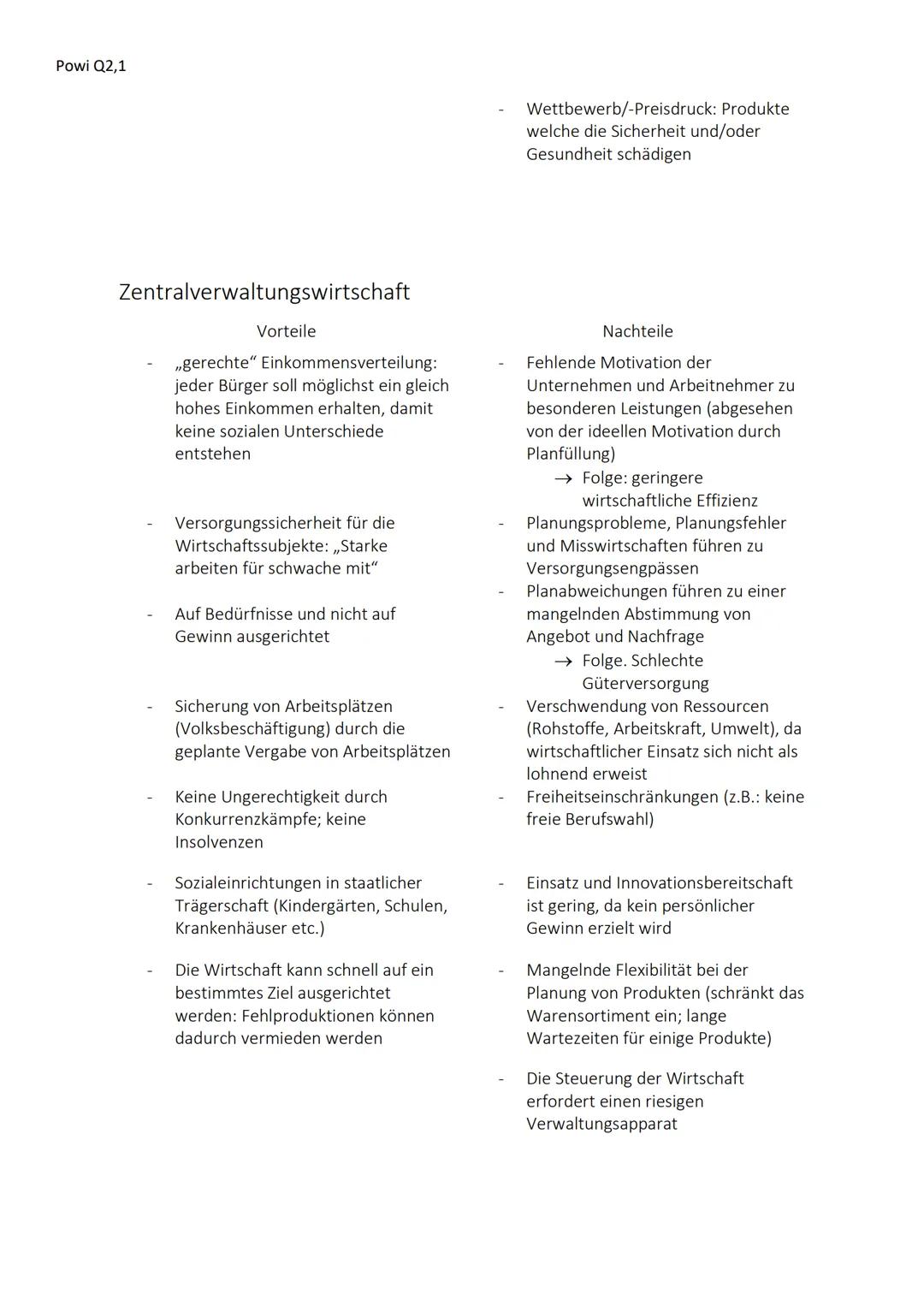 Powi Q2,1

Wirtschaftsordnungen

- Umfasst alle (Rechts-)Normen und Institutionen, die das wirtschaftliche Geschehen in einer
Volkswirtschaf