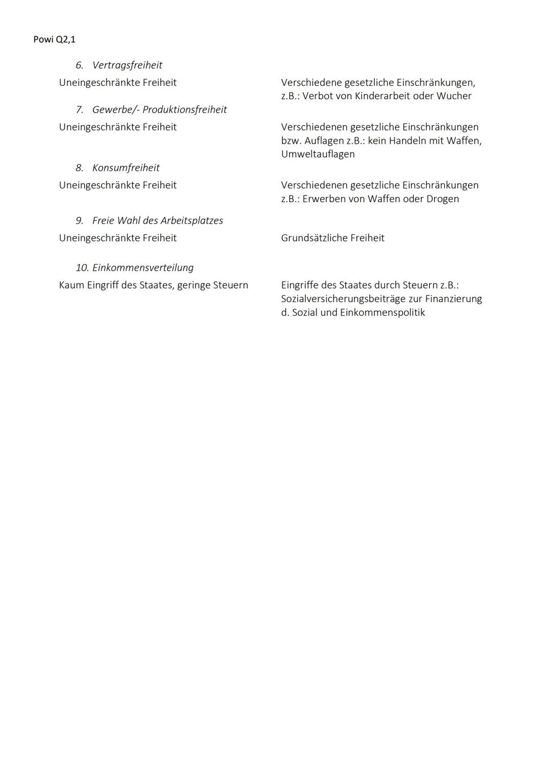 Powi Q2,1

Wirtschaftsordnungen

- Umfasst alle (Rechts-)Normen und Institutionen, die das wirtschaftliche Geschehen in einer
Volkswirtschaf