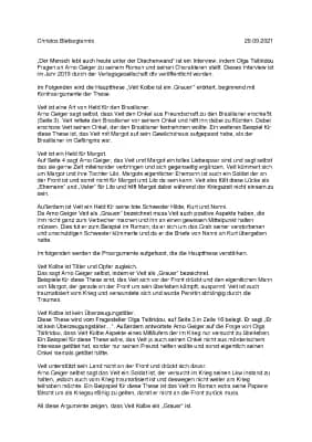 Know Veit Kolbe ist ein “Grauer” Erörterung thumbnail