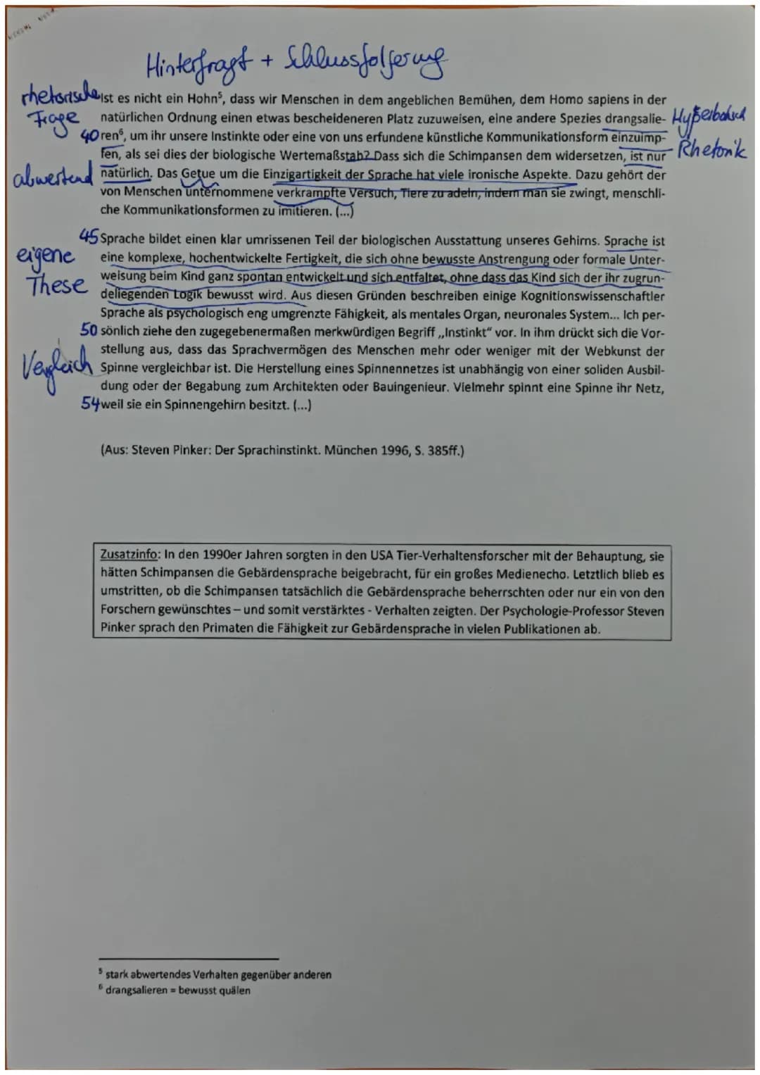 WBG Oer-Erkenschwick
Deutsch-Grundkurse Q 1.2 (NOL)
Bearbeiten Sie schriftlich folgende Aufgaben:
3. Klausur
1. Analysieren Sie den vorliege