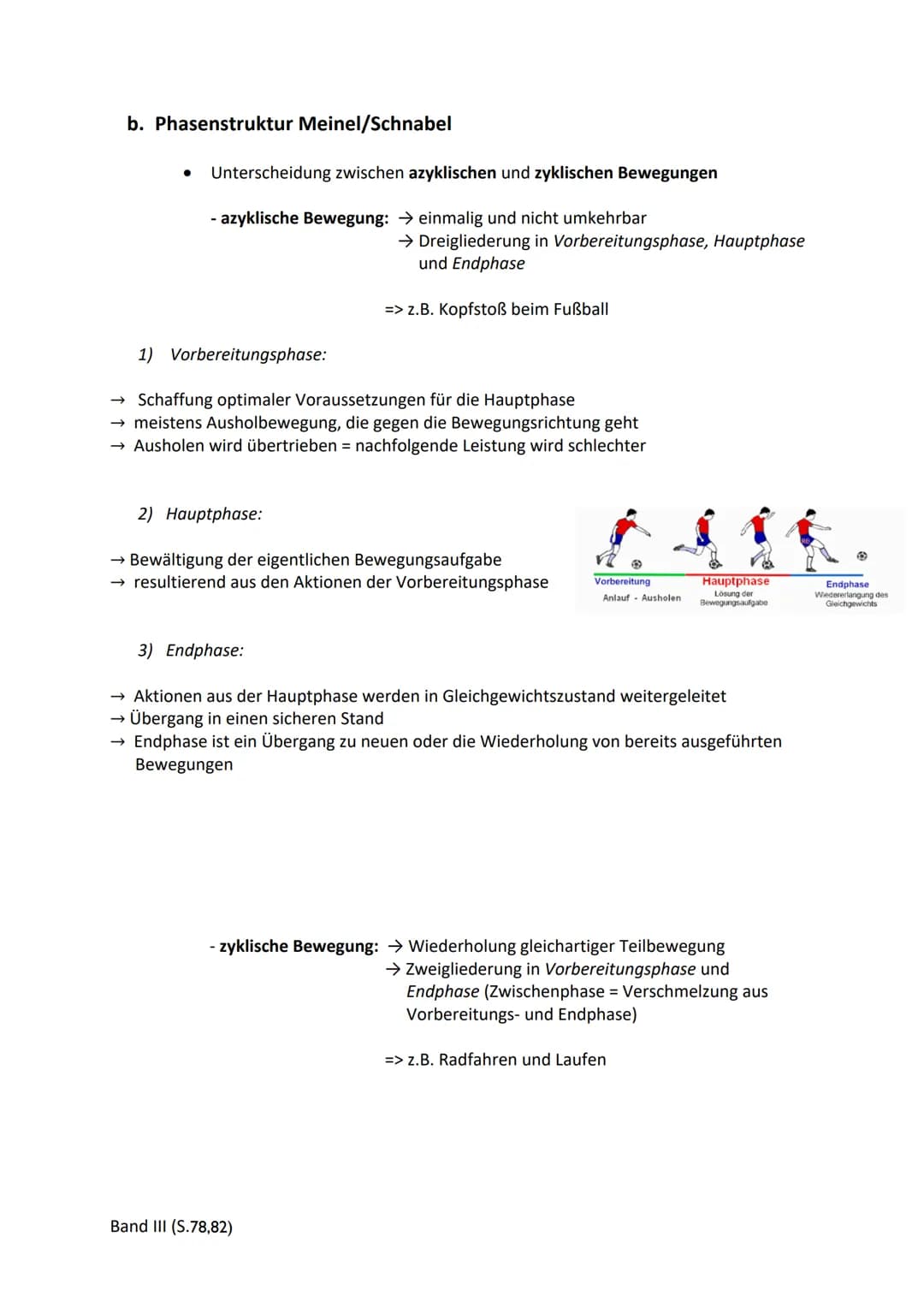 12.1 Bewegungslehre
a) Morphologische Betrachtungsweise
a. Bewegungsbeschreibung
●
●
Untersuchung des äußerlich sichtbaren Teils einer Beweg