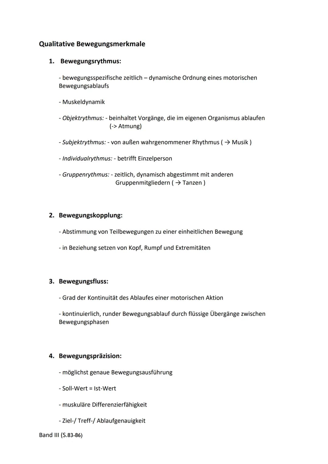 12.1 Bewegungslehre
a) Morphologische Betrachtungsweise
a. Bewegungsbeschreibung
●
●
Untersuchung des äußerlich sichtbaren Teils einer Beweg