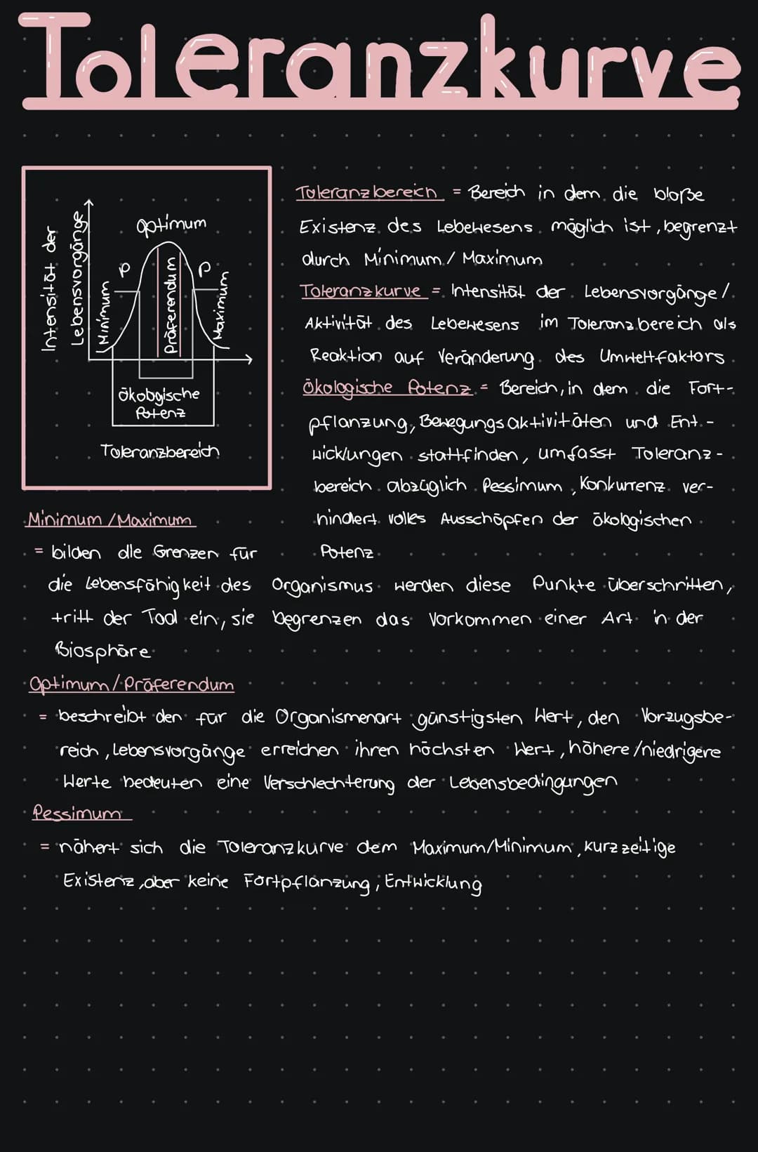Toleranzkurve
up to tist
(Minimum
=
optimum
implasatad
/Maximum
okobgische
Potenz
Toleranzbereich
Toleranzbereich
Bereich in dem die bloße
E
