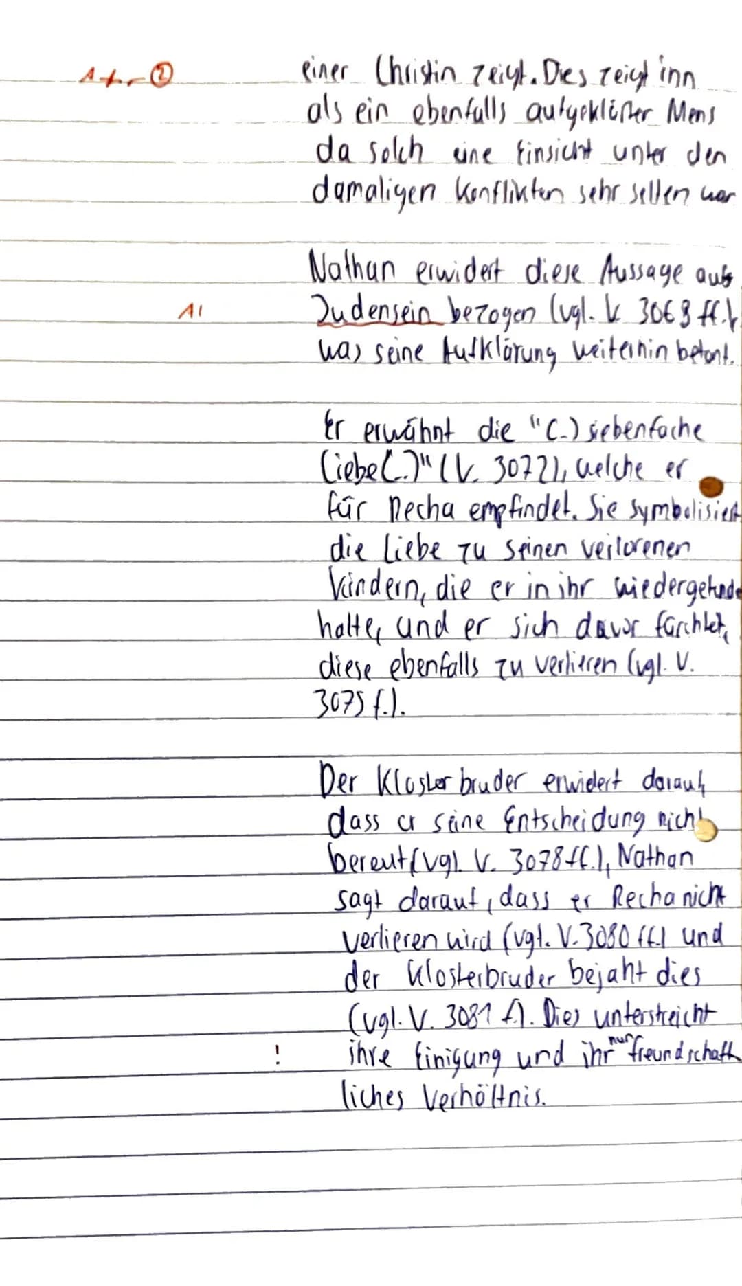 Thema: Gotthold Ephraim Lessing: Nathan der Weise
Aufgabentyp: Analyse eines literarischen Textes mit weiterführendem Schreibauftrag
Aufgabe