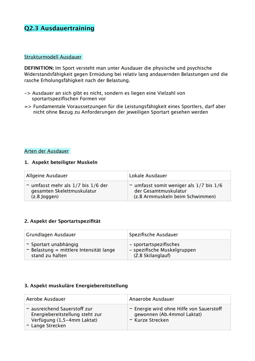 Sport Abitur 2021
Hessen Ab 02.02. Fokus auf Q
Q1.1 Kondition
- Strukturmodell Kondition (Kraft, Schnelligkeit, Ausdauer, Beweglichkeit und 