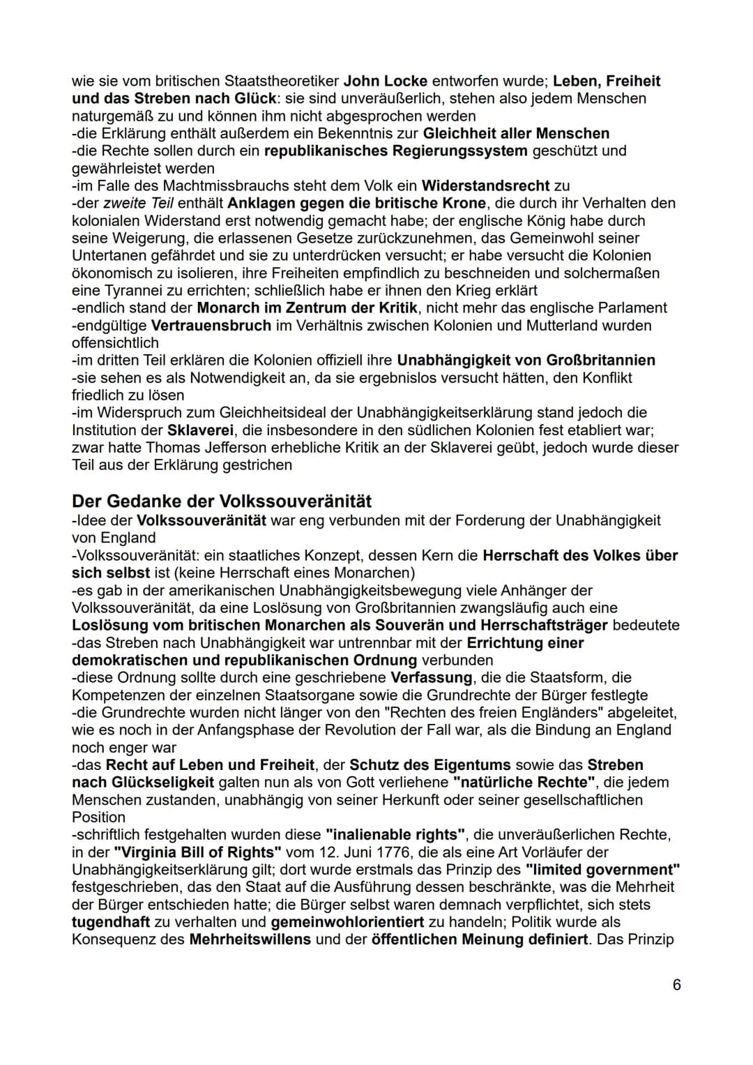 Inhaltsverzeichnis - Rahmenthema 1
Amerikanische Unabhängigkeit - "American Revolution".
Die Vorgeschichte der Amerikanischen Revolution....